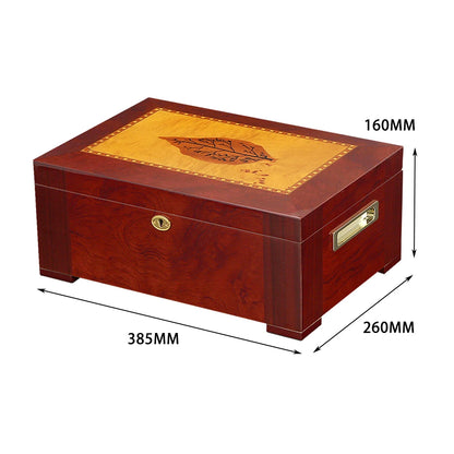 Humidor en Bois de Cèdre de Luxe : Grande Boîte à Cigares pour la Maison, Accessoire Haut de Gamme