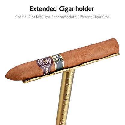 Ensemble d'Accessoires de Cigare : Support de Cigare de Golf Multifonction Portable avec Étui