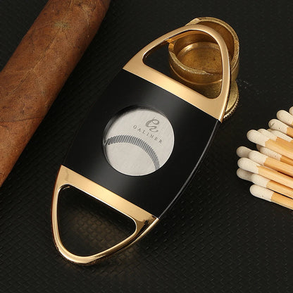 Coffret Cigare de Luxe : Briquet Triple Jet et Coupe-Cigare Précis avec Perforateur Intégré