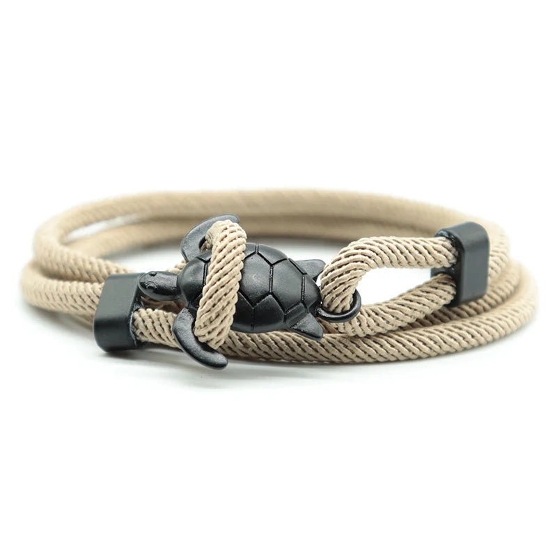 Viking Marine - Bracelet Multicouche en Corde Milan 4mm