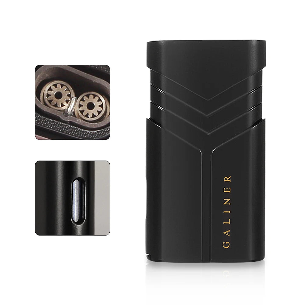 Coffret Cigare de Luxe : Briquet Triple Jet et Coupe-Cigare Précis avec Perforateur Intégré