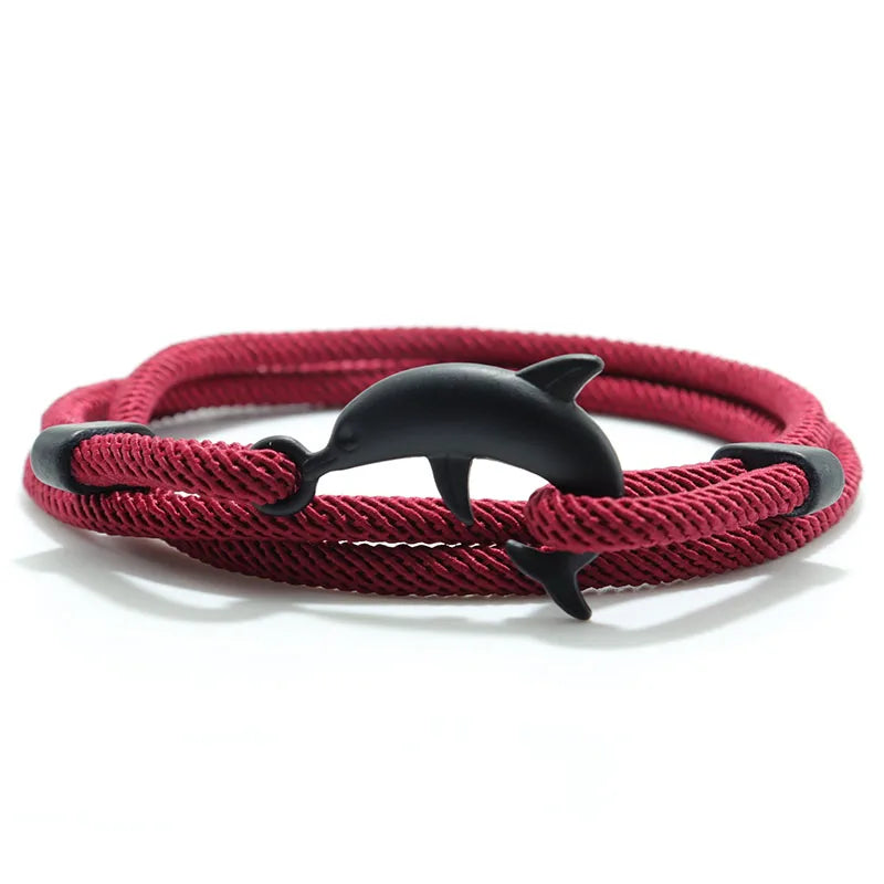 Viking Marine - Bracelet Multicouche en Corde Milan 4mm