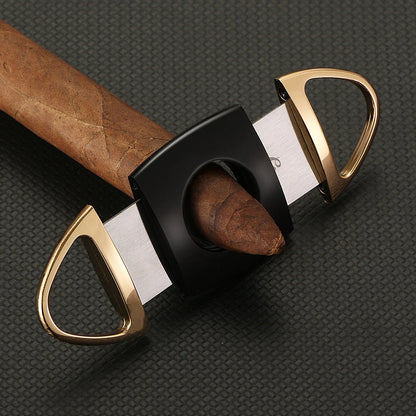 Coffret Cigare de Luxe : Briquet Triple Jet et Coupe-Cigare Précis avec Perforateur Intégré