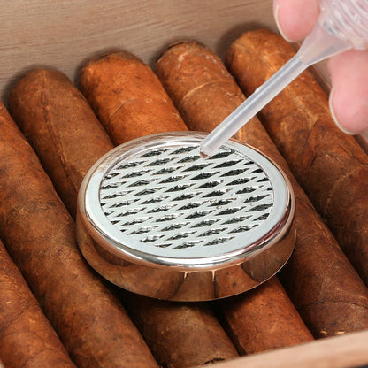 Humidor en Bois de Cèdre Haute Capacité : Boîte à Cigares de Luxe avec Hygromètre et Humidificateur