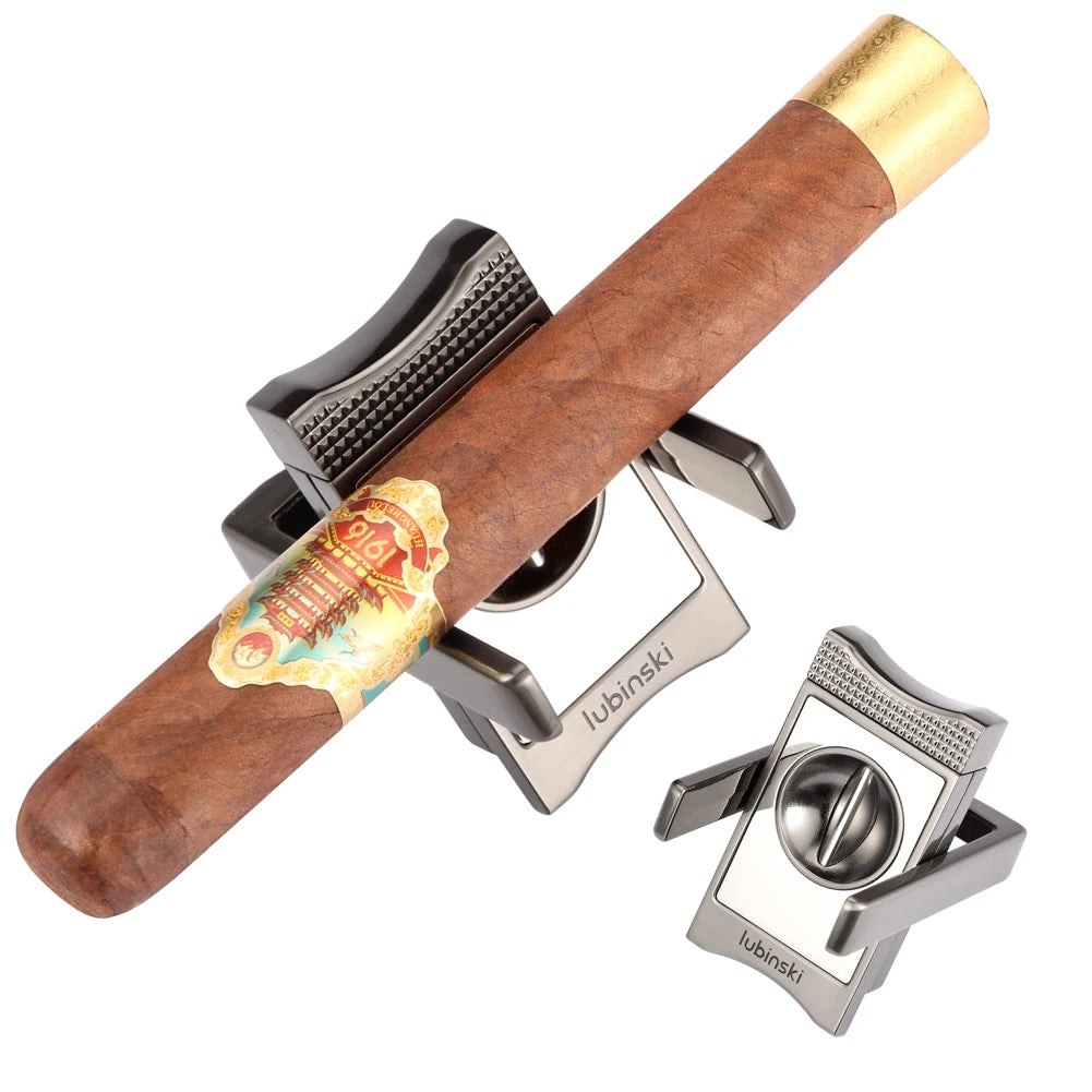 Coupe-Cigare en V Multifonctionnel de Luxe : Support de Cigare Pliable et Portable